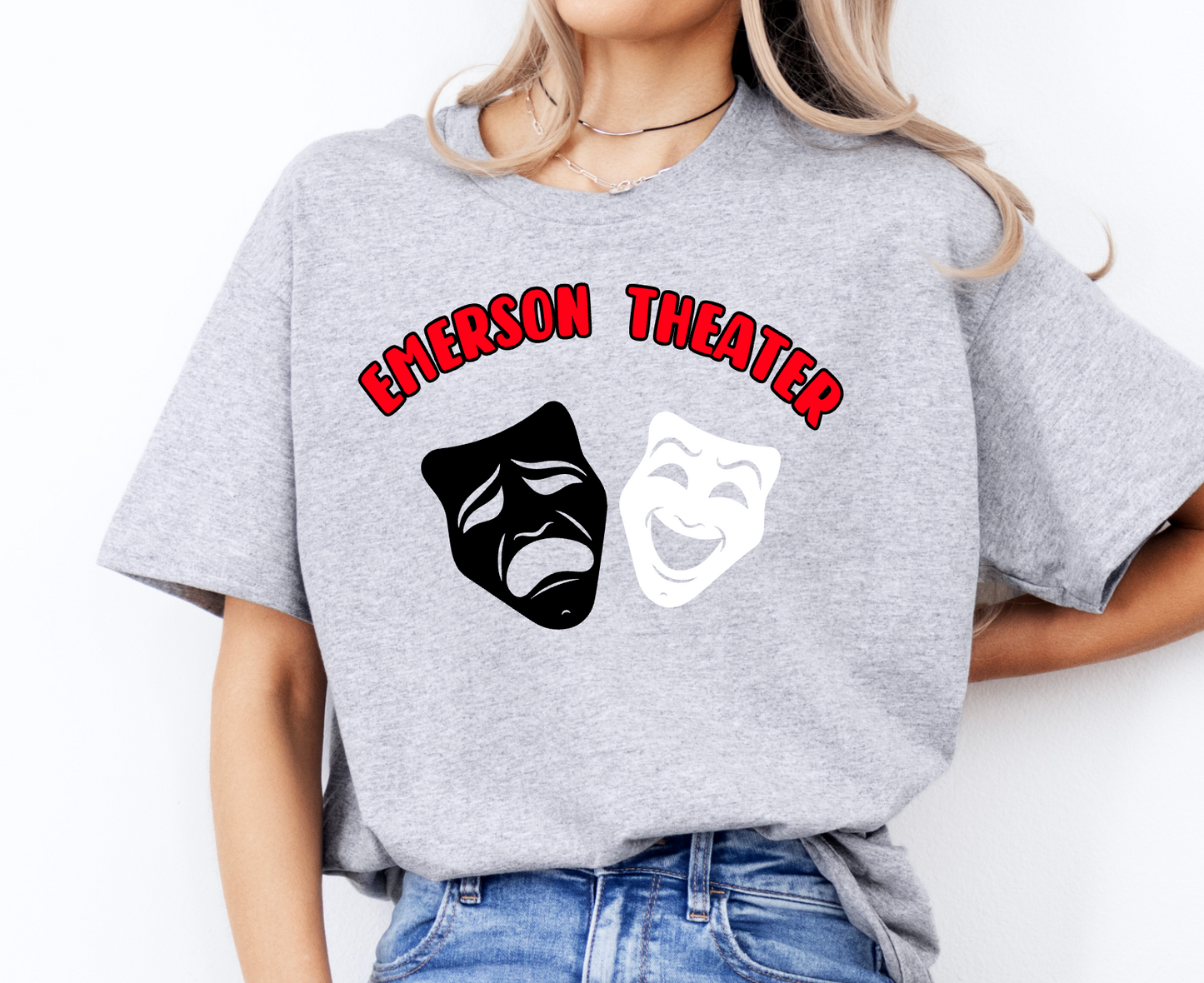 Emerson Theater T-Shirt - Mask Design