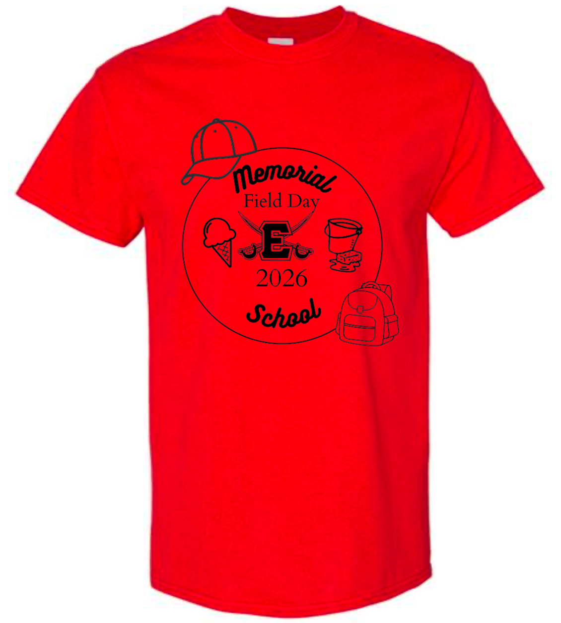 Red Team Memorial Field Day 2026 T-Shirt