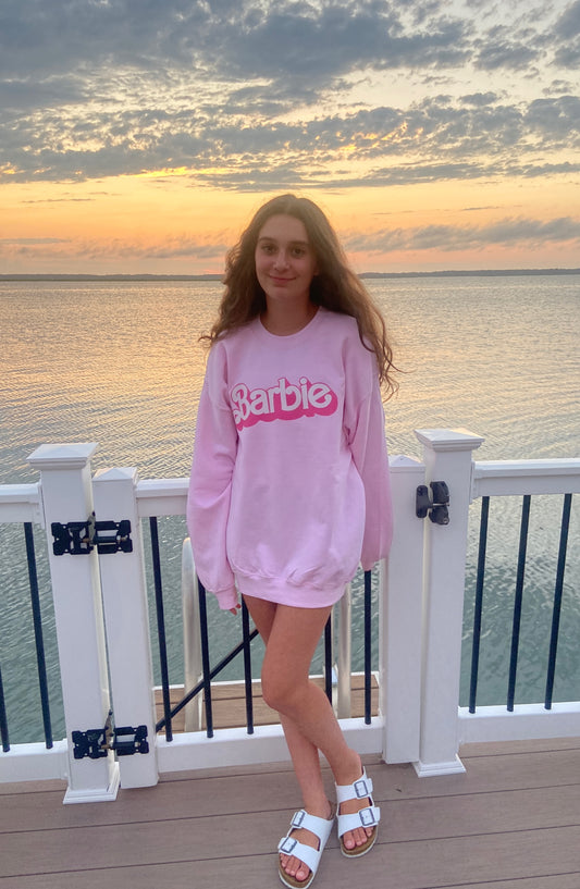 Barbie Crew Neck Sweatshirt