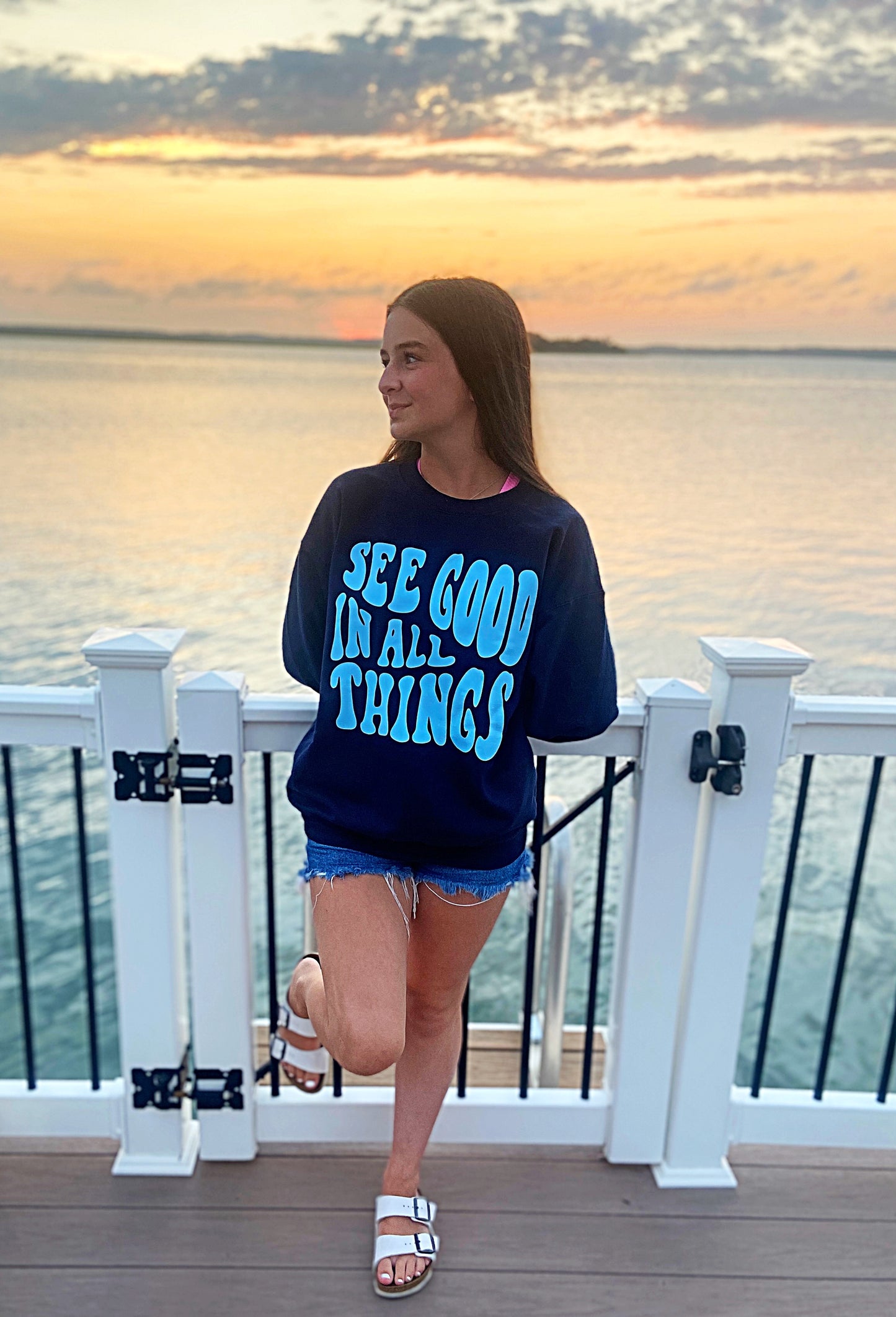 See Good in All Things Crew Neck Sweatshirt