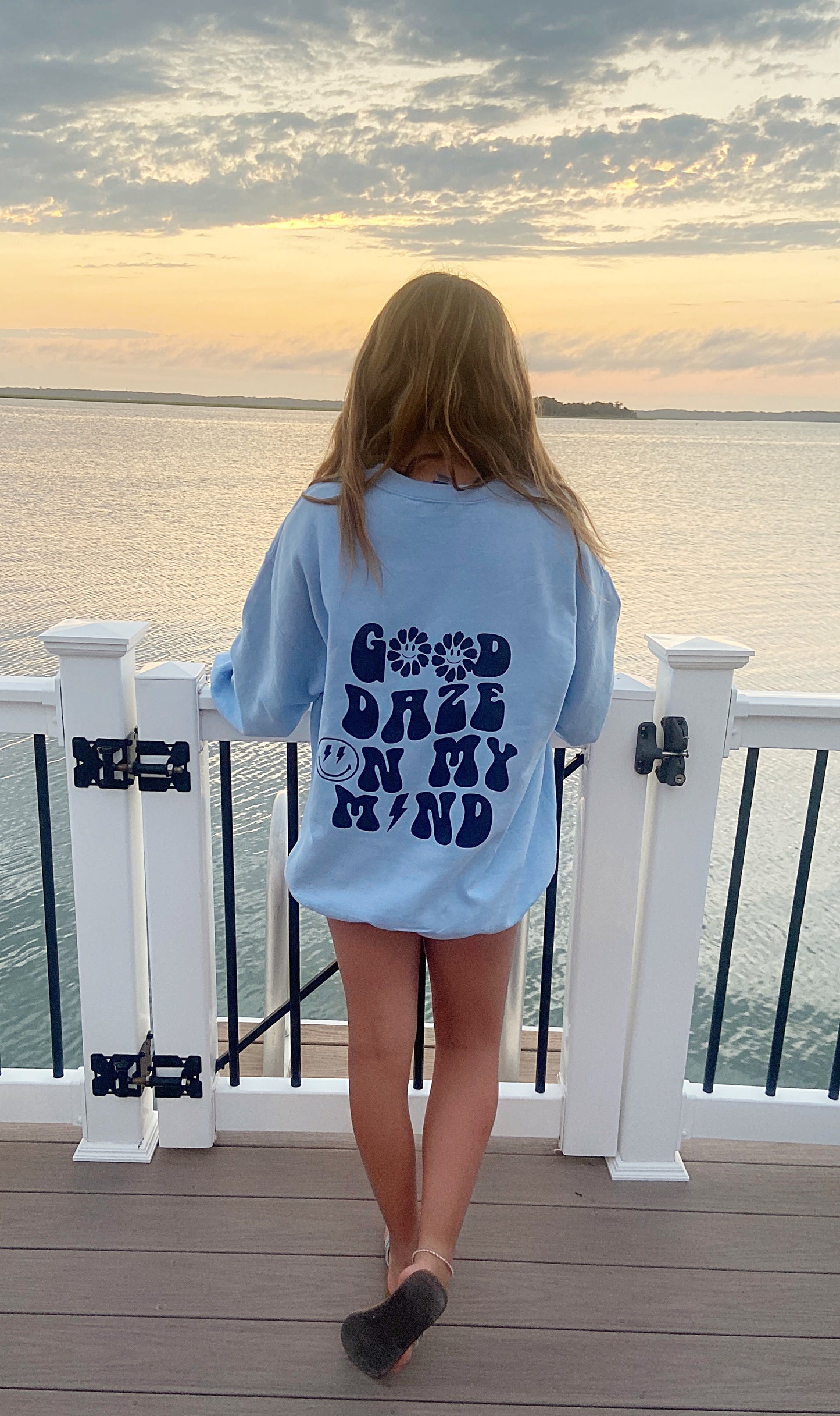 Good Daze on my Mind Crew Neck Sweatshirt