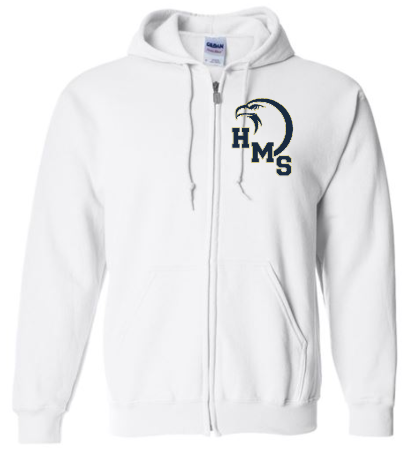 HMS Zip Up Hooded Sweatshirt