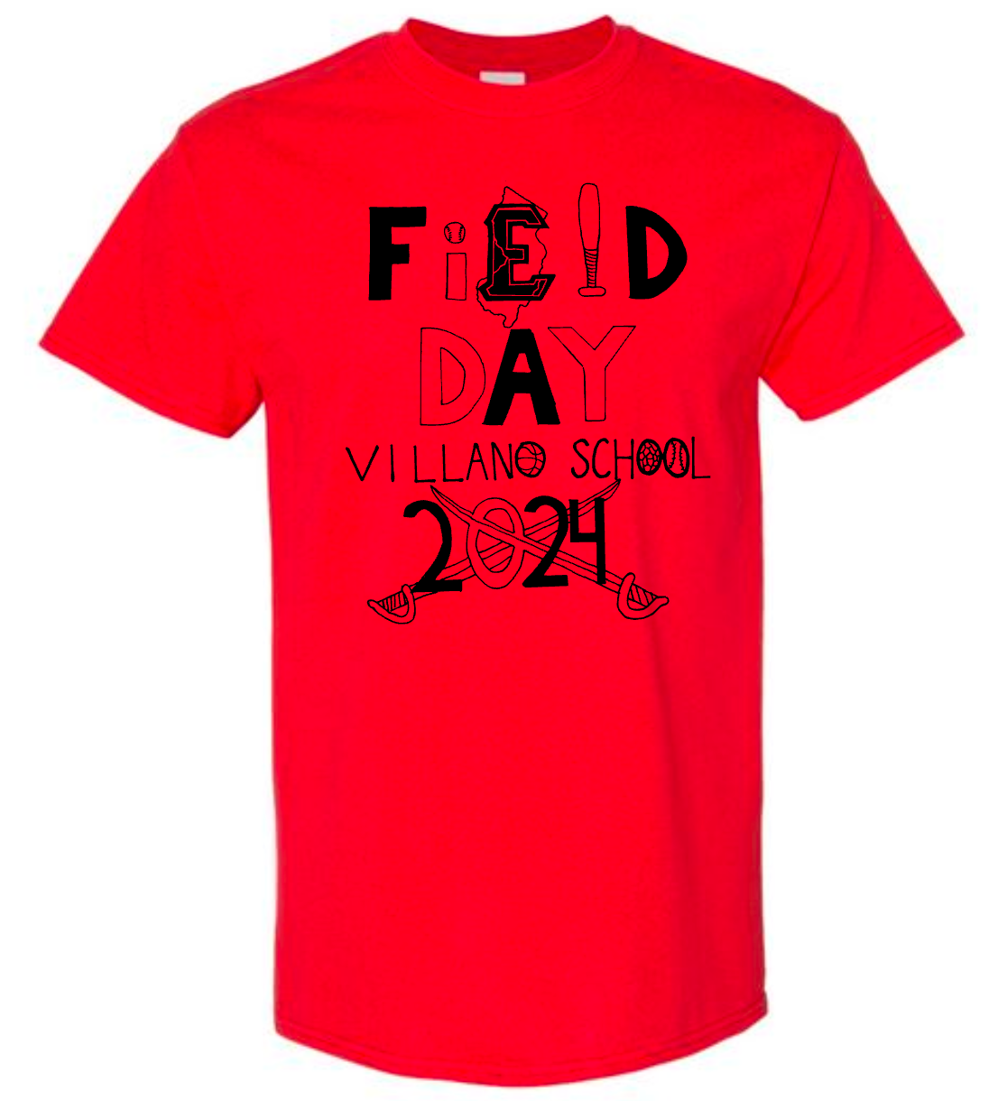 Red Team Villano Field Day T-Shirt