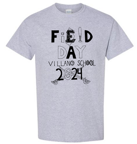 Gray Villano Field Day T-Shirt