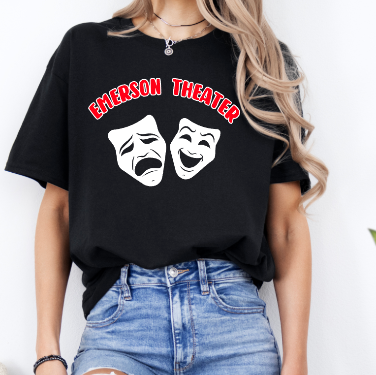 Emerson Theater T-Shirt - Mask Design