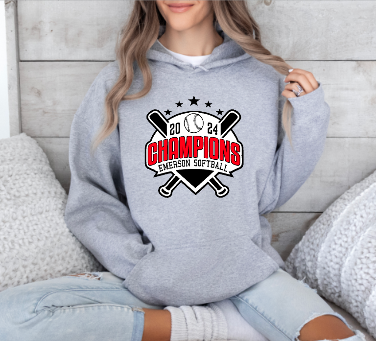 Emerson Softball Championship Hoodie