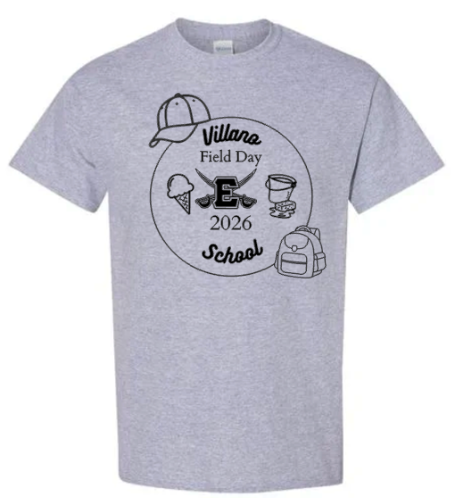 Gray Villano Field Day 2026 T-Shirt