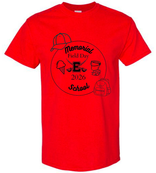 Red Team Memorial Field Day 2026 T-Shirt