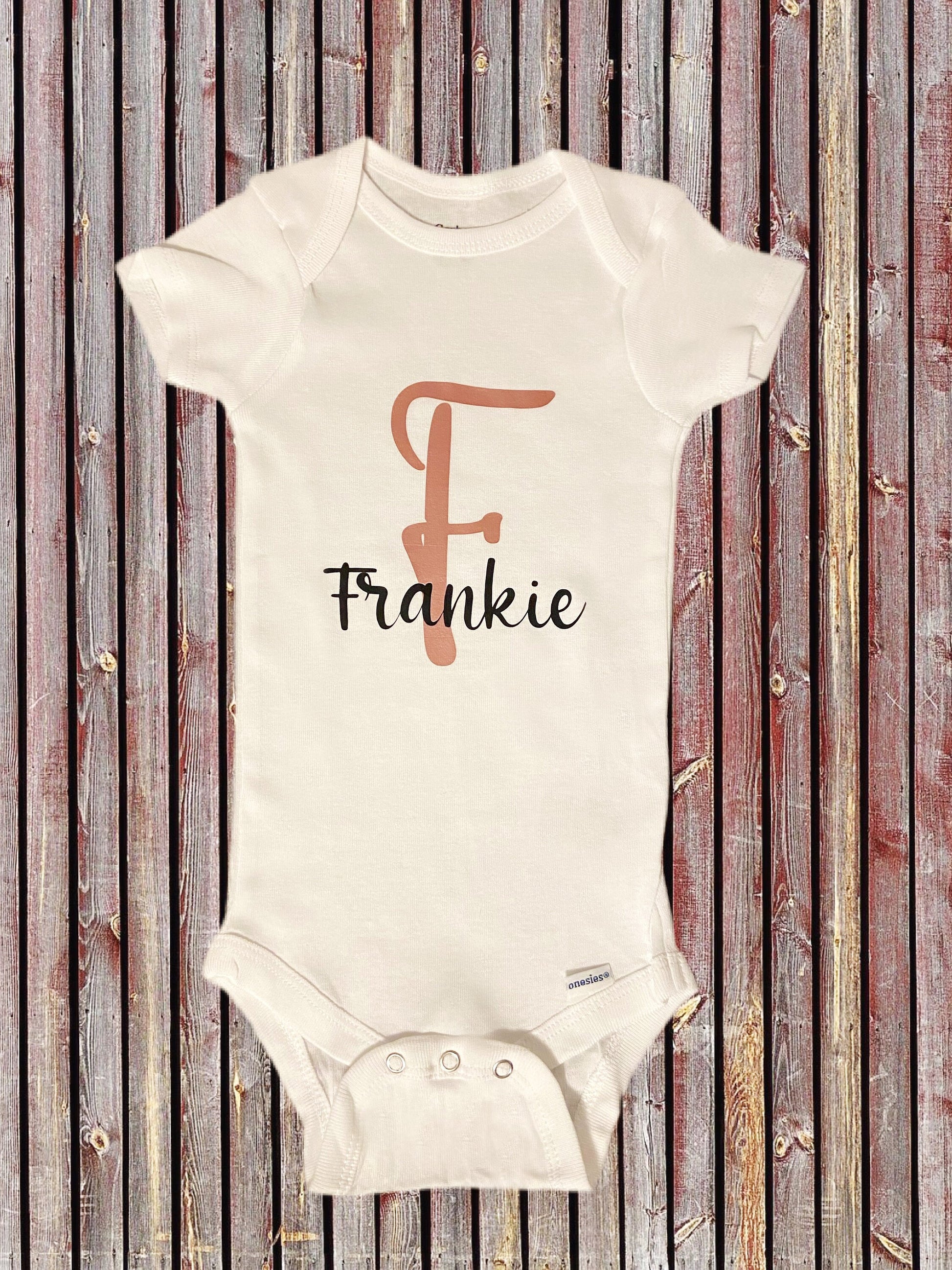 Custom initial/name onesie