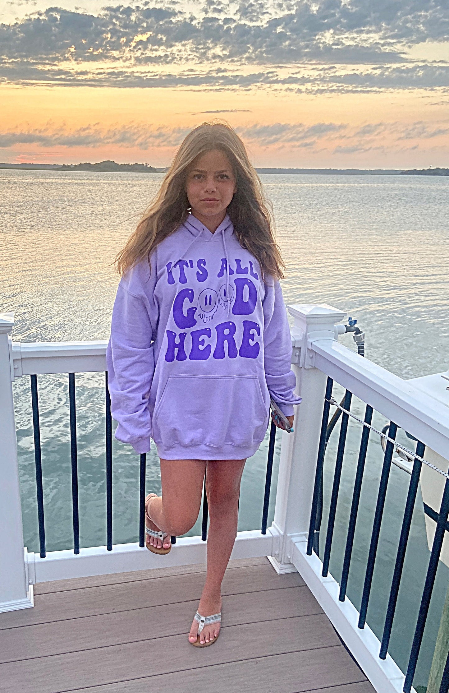 It's All Good Here Hoodie Sweatshirt