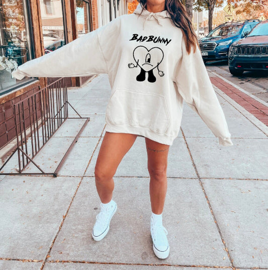 Bad Bunny merch Hoodie Sweatshirt